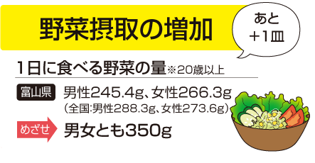 野菜摂取の促進